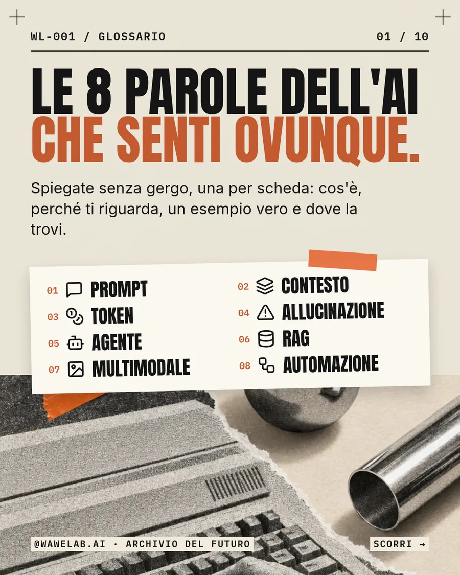 Copertina del carosello Le 8 parole dell'AI che senti ovunque